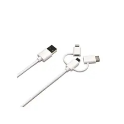 Port Designs 900075 câble USB 1,2 m USB A Micro-USB A Blanc