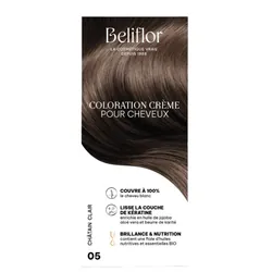 Coloration Crème n° 05 Châtain Clair - Beliflor