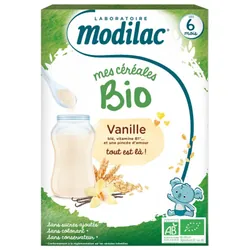 Modilac Mes Céréales Bio Dès 6 Mois Vanille 250 g