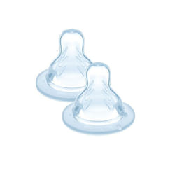 MAM Tétine silicone - Débit Rapide - Liquide épais