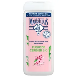 Le Petit Marseillais Crème de Douche & Bain Extra Douce Fleur de Cerisier Bio 650 ml