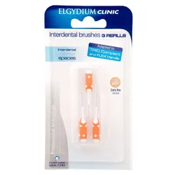 Elgydium Clinic – Recharges Brossettes 3.5 – 2.7 mm Extra Fin – (x3)