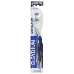 Elgydium Inspiration Brosse à Dents Médium - Couleur : Noir