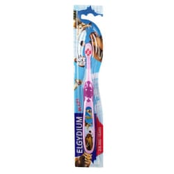 Elgydium Kids Brosse à Dents 2-6 Ans l'Âge de Glace - Couleur : Bleu