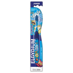 Elgydium Junior Brosse à Dents Splash 7/12 Ans - Couleur : Bleu