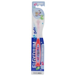 Elgydium Baby Brosse à Dents Souple 0/2 ans - Couleur : Rose