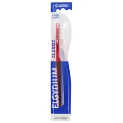 Elgydium Classic Brosse à Dents Dure - Couleur : Rouge