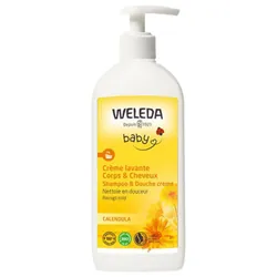 Weleda Baby Crème Lavante Corps et Cheveux Calendula 400 ml