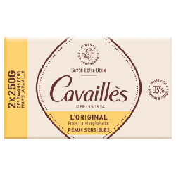 Savon Extra-doux 2x250g Surgras Actif Rogé Cavaillès