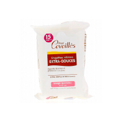 Rogé Cavaillès Lingettes Intimes Protection Extra-Doux 15 pièces