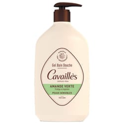 Cavaillès Gel Bain Douche Peaux Sensibles Amande Verte 1 L