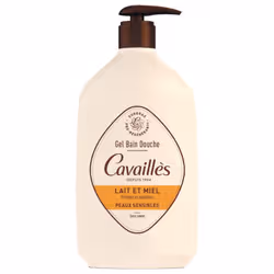 Gel Bain et Douche Lait et Miel 1L Peaux Sensibles Rogé Cavaillès