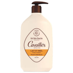 Gel Bain et Douche Lait et Miel 1L Peaux Sensibles Rogé Cavaillès