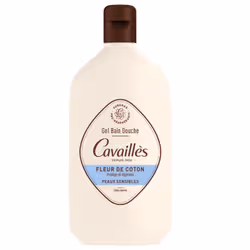 Cavaillès Gel Bain Douche Peaux Sensibles Fleur de Coton 400 ml