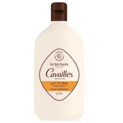 Cavaillès Gel Bain Douche Peaux Sensibles Lait et Miel 400 ml