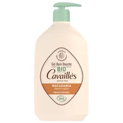 Cavaillès Gel Bain Douche Peaux Sèches Macadamia Bio 1 L
