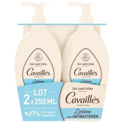 Soin Lavant Antibactérien 2x250ml Intime Rogé Cavaillès