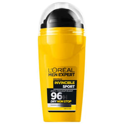 L'Oréal Paris Men Expert Invincible Sport Déodorant Anti-Transpirant Ultra-Absorbant 96H Bille XXL 50 ml