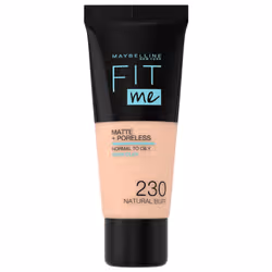 Maybelline New York Fit Me ! Fond de Teint Fluide Matte + Poreless 30 ml - Teinte : 230 Beige Sable