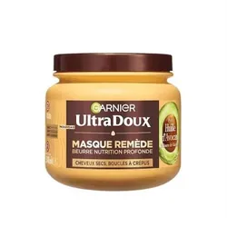 GARNIER Ultra Doux Masque à l'Huile d'Avocat et Beurre de Karité - 320 ml