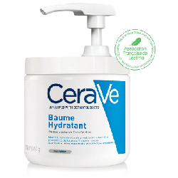 Baume Hydratant Pot Pompe Visage Et Corps 454g Body Peaux Seches A Tres Seches Cerave