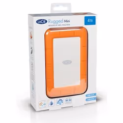 LaCie Rugged Mini disque dur externe 4000 Go Orange - Vue supplémentaire 5