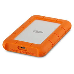 LaCie Rugged USB-C disque dur externe 4000 Go Orange, Argent