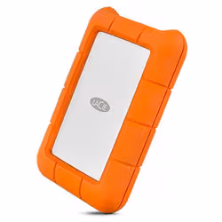 LaCie Rugged USB-C disque dur externe 4000 Go Orange, Argent - Vue supplémentaire 2