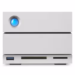LaCie 2big Dock Thunderbolt 3 boîtier de disques 8 To Bureau Gris - Vue supplémentaire 6