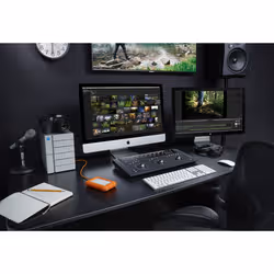 LaCie Rugged USB-C disque dur externe 5000 Go Gris, Jaune - Vue supplémentaire 9