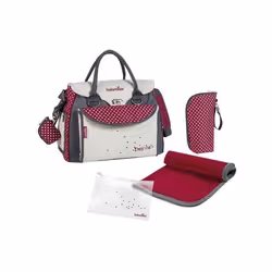 BabyMoov 90034892 sac à couches Beige, Bordeaux, Gris Toison, PVC, Polyester - Vue supplémentaire 8