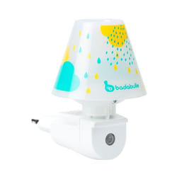 Badabulle B015011 lumière de nuit pour bébé Douille d'alimentation Blanc, Bleu 3 W