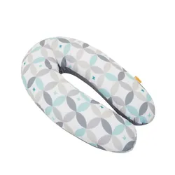 Badabulle Coussin de maternité Évolutif - 2 en 1 - Coussin d'Allaitement - Graphique
