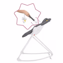 Badabulle B012009 chaises à bascule & trotteurs pour bébé Blanc, Gris - Vue supplémentaire 5