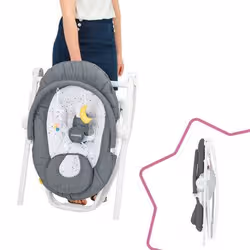 Badabulle B012009 chaises à bascule & trotteurs pour bébé Blanc, Gris - Vue supplémentaire 6