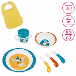 Badabulle Yummy sets pour les repas du nourrisson Bleu, Blanc, Jaune - Vue supplémentaire 2