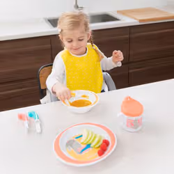 Badabulle Yummy sets pour les repas du nourrisson Rose, Blanc, Jaune - Vue supplémentaire 3
