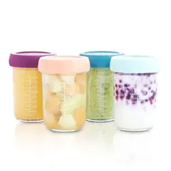 Babymoov Bowls Glass Glass 4x220 ml