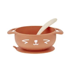 BabyMoov Taste' ISY Couverts pour enfants en bas âge Orange Silicone