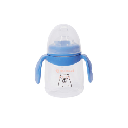 Badabulle B005005 biberon 180 ml Polypropylène (PP) Bleu, Translucide, Transparent