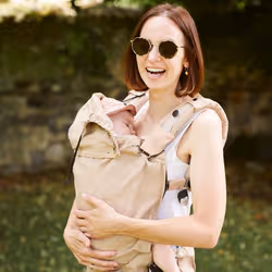 BabyMoov A057005 porte bébé Porte-bébé souple Coton, Polyester, Polypropylène Beige - Vue supplémentaire 2