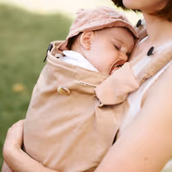 BabyMoov A057005 porte bébé Porte-bébé souple Coton, Polyester, Polypropylène Beige - Vue supplémentaire 4