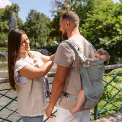 BabyMoov A057006 porte bébé Porte-bébé souple Coton, Polyester, Polypropylène Vert - Vue supplémentaire 5