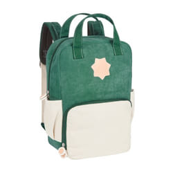Badabulle Wickelrucksack sac à dos Sac à dos de voyage Beige, Vert Coton, Polyester, Poly-acétate de vinyle (PEVA)