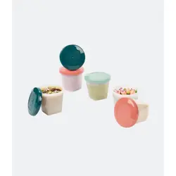 BabyMoov Babybols Rond contenant 0,25 L Multicolore 6 pièce(s)