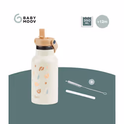 BabyMoov A005010 gourde Utilisation quotidienne 350 ml Acier inoxydable Beige, Multicolore - Vue supplémentaire 5