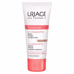 Vous serez la seule à savoir que votre peau souffre parfois de rougeurs et d’imperfections. La CC crème pour peau sensible ayant tendance à rougir Uriage Roséliane CC Cream SPF 30 unifie le teint de la peau