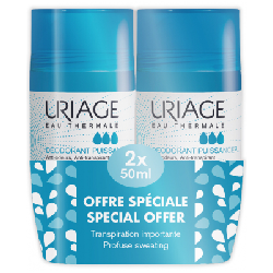 Uriage Déodorant Puissance 3 Lot de 2 x 50 ml