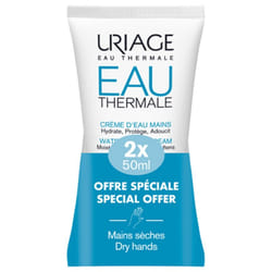 Uriage Crème d'Eau Mains Lot de 2 x 50 ml
