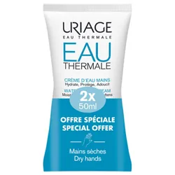Uriage Crème d'Eau Mains Lot de 2 x 50 ml